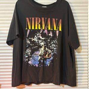 Charcoal Nirvana band tee!